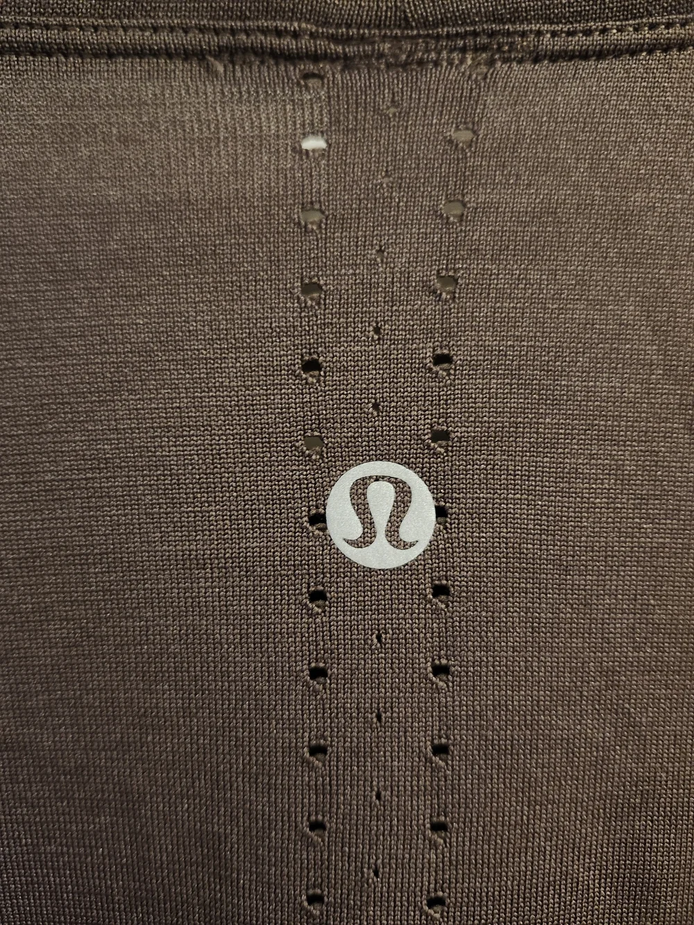 Lululemon Swiftly Tech Long Sleeve 2.0 Race Stripe Brown Foam Size 12 NWT